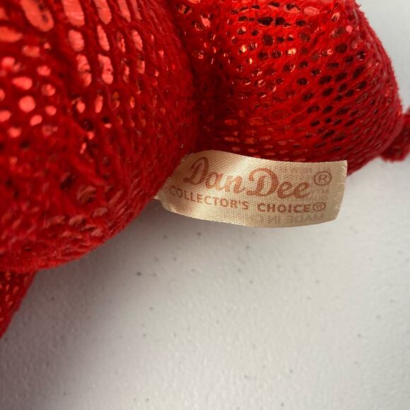 Dan Dee Red Reindeer Balloon Animal Plush Holiday Christmas Sparkle Shimmer 14" - Picture 8 of 11